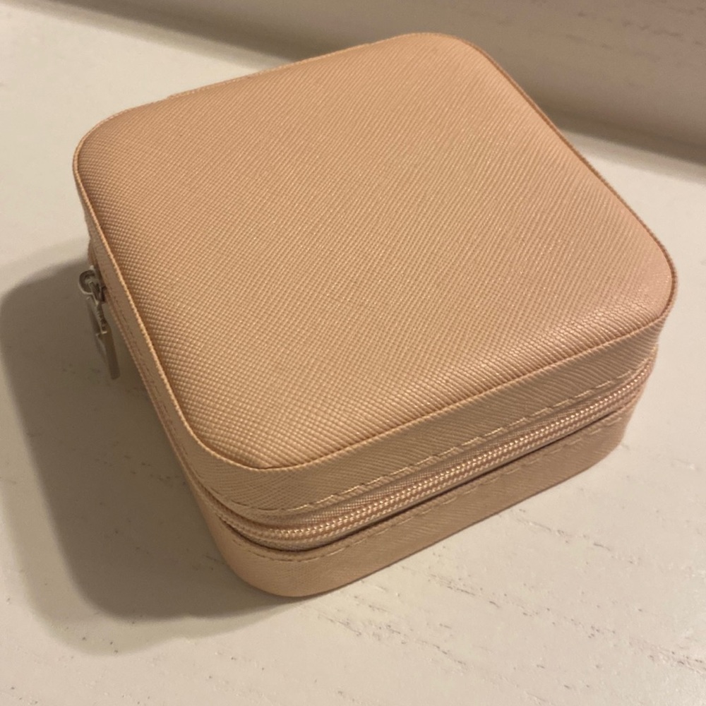Travel Jewelry Case, Soft Pink